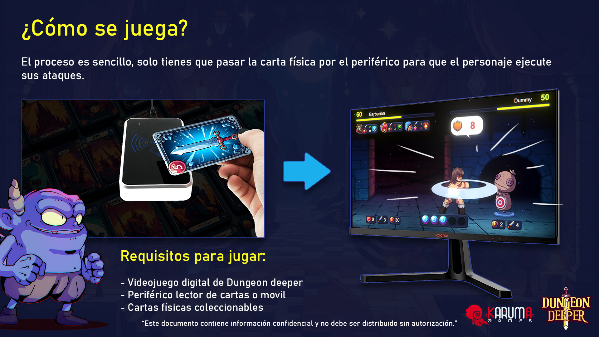 Página de Mecánicas Centrales de Deck Builder